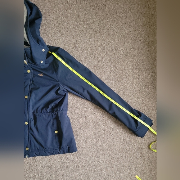 Women's Hollister Size S Sherpa Lined Navy Jacket All-Weather Collection - Picture 6 of 16